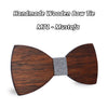 Merbau Wooden bow ties M71-78