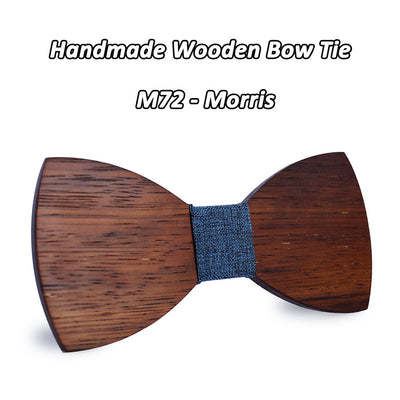 Merbau Wooden bow ties M71-78