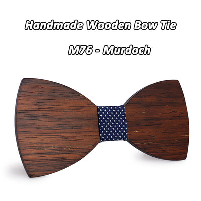 Merbau Wooden bow ties M71-78