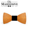 Yellow Pear Wooden bow ties
