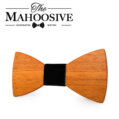 Yellow Pear Wooden bow ties