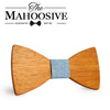 Yellow Pear Wooden bow ties