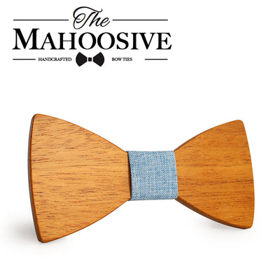 Yellow Pear Wooden bow ties