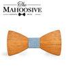 Yellow Pear Wooden bow ties