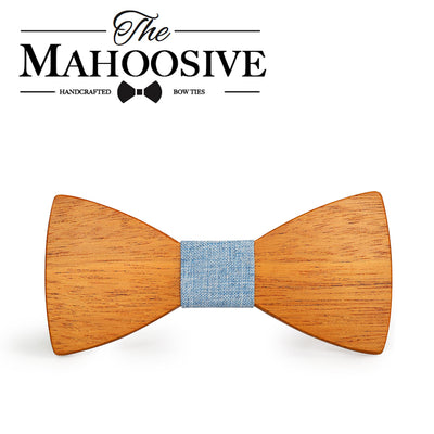 Yellow Pear Wooden bow ties