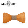 Yellow Pear Wooden bow ties