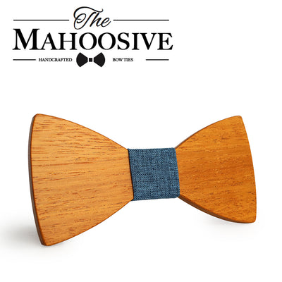 Yellow Pear Wooden bow ties