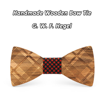 Zebra Striped Wooden Bow ties