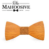 Yellow Pear Wooden bow ties