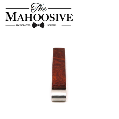 Red ROSEWOOD wooden tie bar