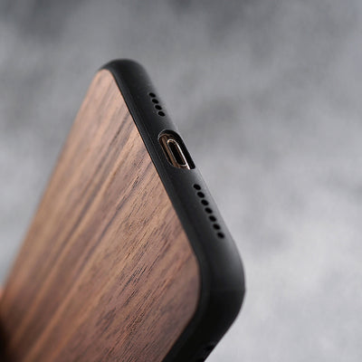 WALNUT WOOD PHONE CASE