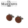 Sapele Wooden Cufflinks