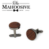 Sapele Wooden Cufflinks