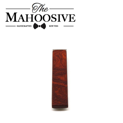 Red ROSEWOOD wooden tie bar