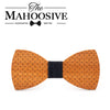 Wooden Bow ties White Cheery