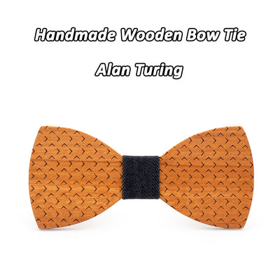 Wooden Bow ties White Cheery
