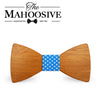 Yellow Pear Wooden bow ties