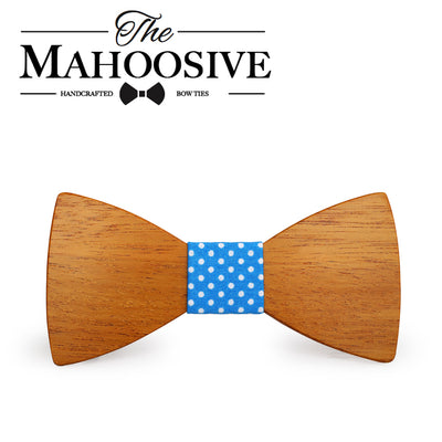 Yellow Pear Wooden bow ties