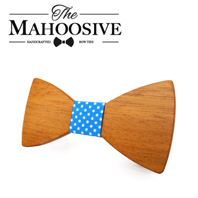 Yellow Pear Wooden bow ties