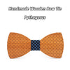Wooden Bow ties White Cheery