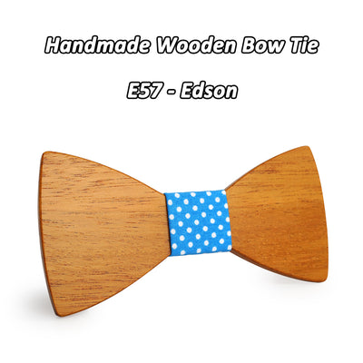 Yellow Pear Wooden bow ties