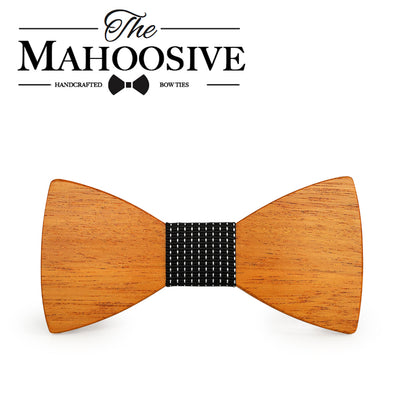 Yellow Pear Wooden bow ties