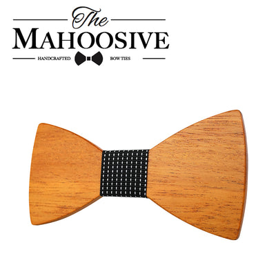Yellow Pear Wooden bow ties