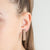 Walnut Wood Earring - Rectangle