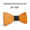 Yellow Pear Wooden bow ties