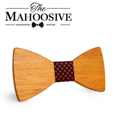 Yellow Pear Wooden bow ties
