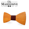 Yellow Pear Wooden bow ties