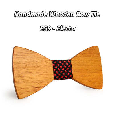 Yellow Pear Wooden bow ties