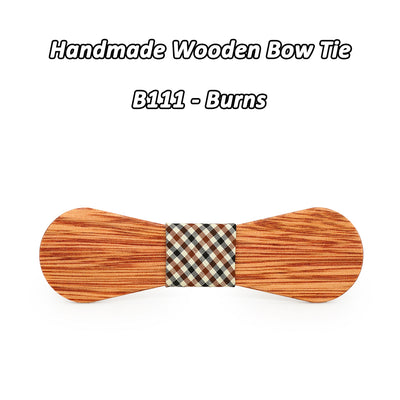 Wooden Bow ties B111-B116