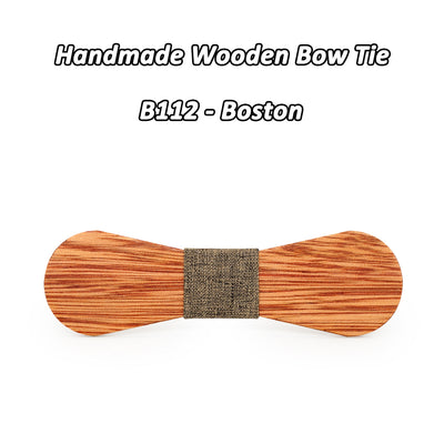 Wooden Bow ties B111-B116