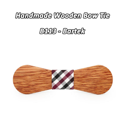 Wooden Bow ties B111-B116