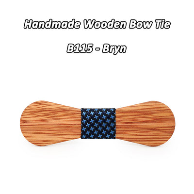 Wooden Bow ties B111-B116