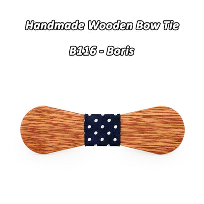 Wooden Bow ties B111-B116