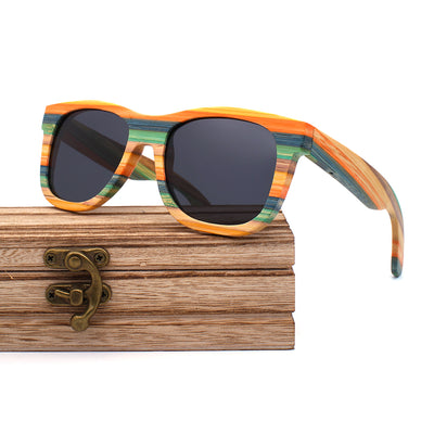 Wood sunglasses CZ-03