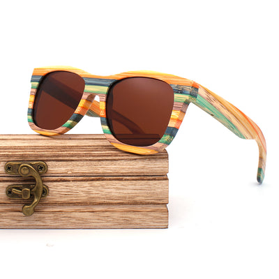 Wood sunglasses CZ-03