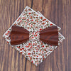 Red wedding bow tie Red rosewood