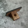 WOOD PHONE STAND WITH Curved Wood