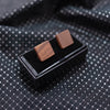 Walnut Wood Earring- square