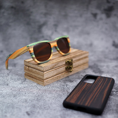 Wood sunglasses CZ-03