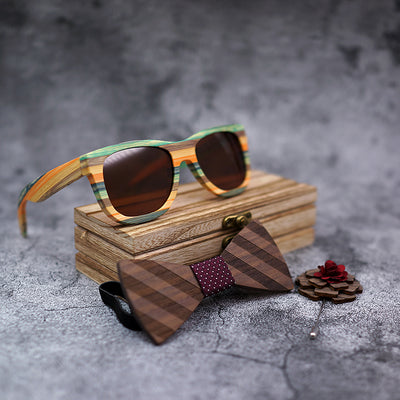 Wood sunglasses CZ-03
