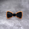 Leather bow tie with Wood bowties