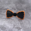 Leather bow tie with Wood bowties