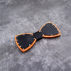 Leather bow tie with Wood bowties
