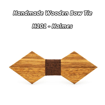 Zebra Wooden Bow Ties H101-106