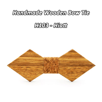 Zebra Wooden Bow Ties H101-106
