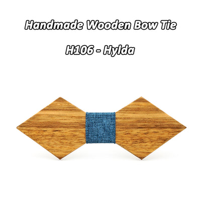 Zebra Wooden Bow Ties H101-106